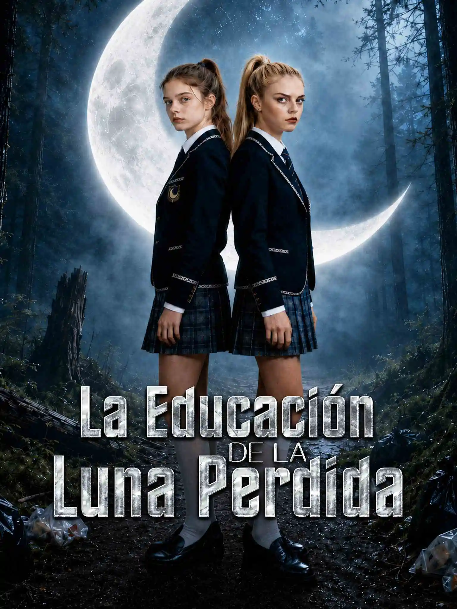 The Education of The Lost Luna（外部自制）AI西配 short drama poster
