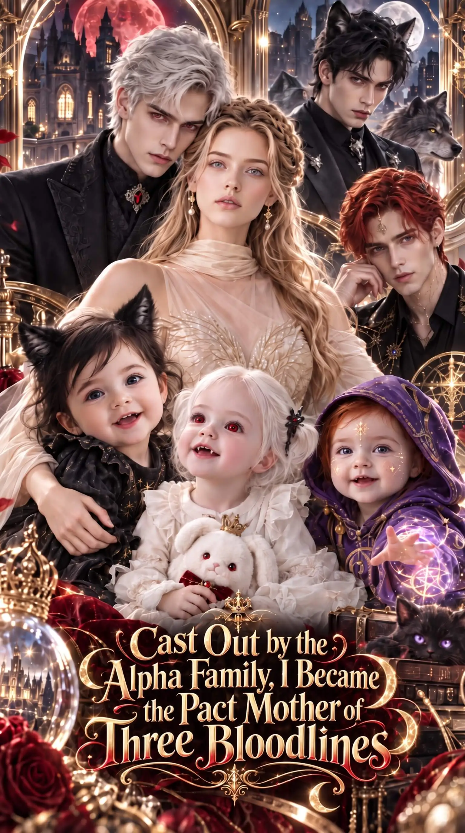Cast Out by the Alpha Family, I Became the Pact Mother of Three Bloodlines short drama poster