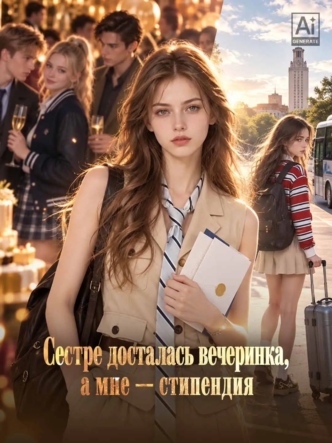 Сестре досталась вечеринка, а мне — стипендия short drama poster