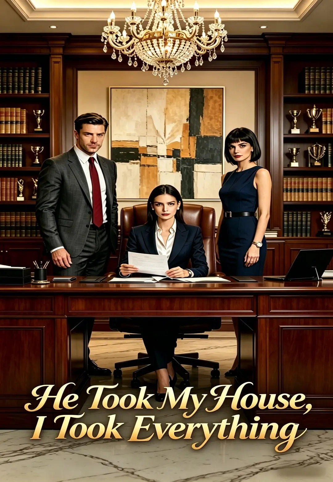 He Took My House,I Took Everything short drama poster