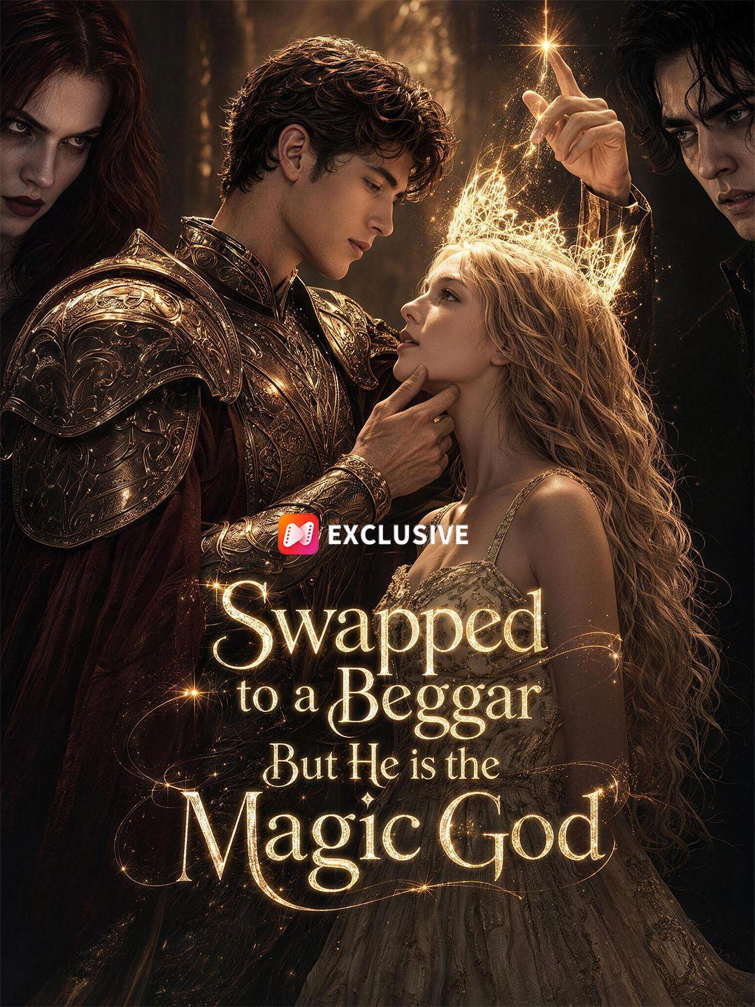Swapped to a Beggar But He is the Magic God short drama poster