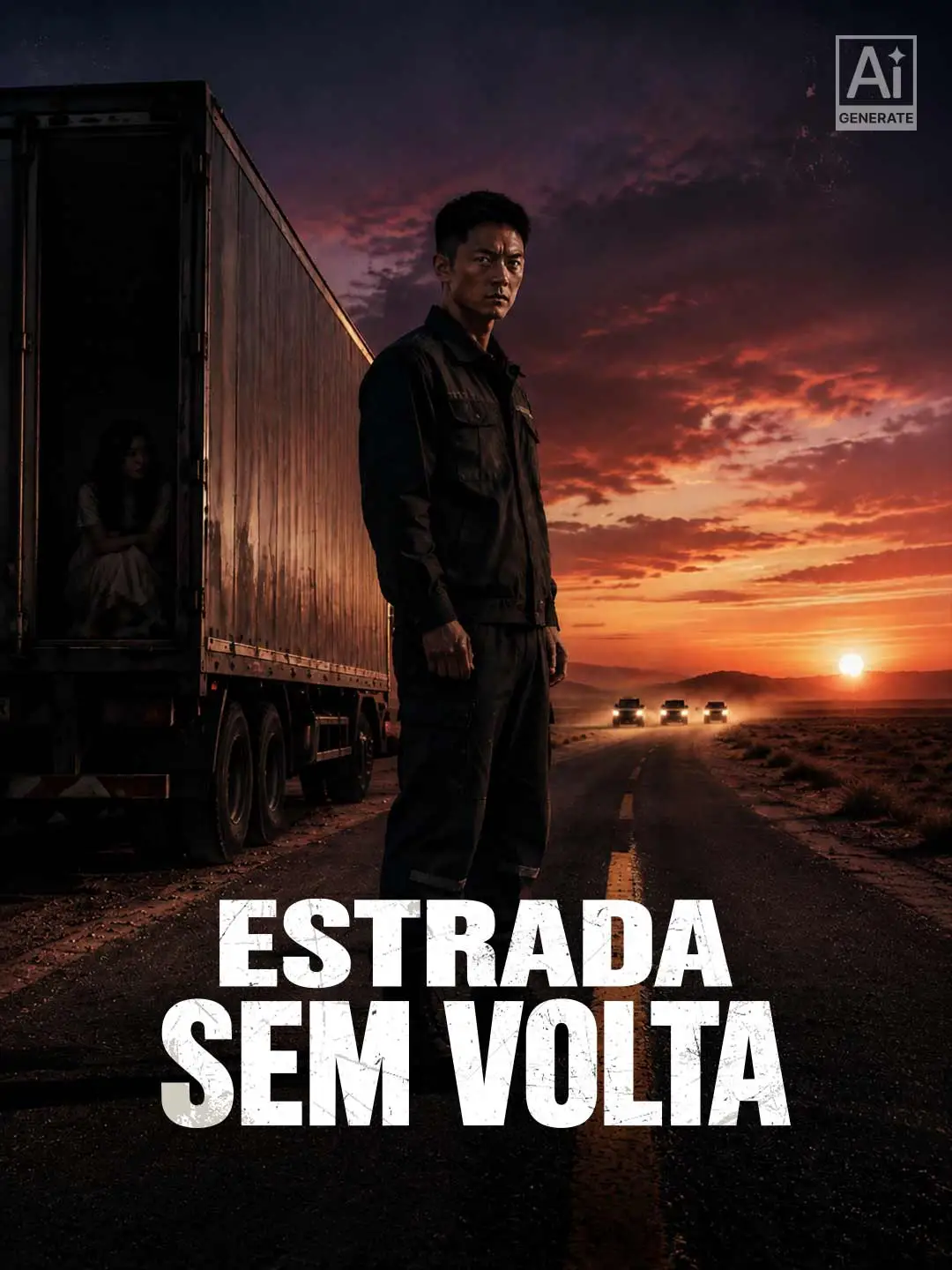 Estrada Sem Volta short drama poster