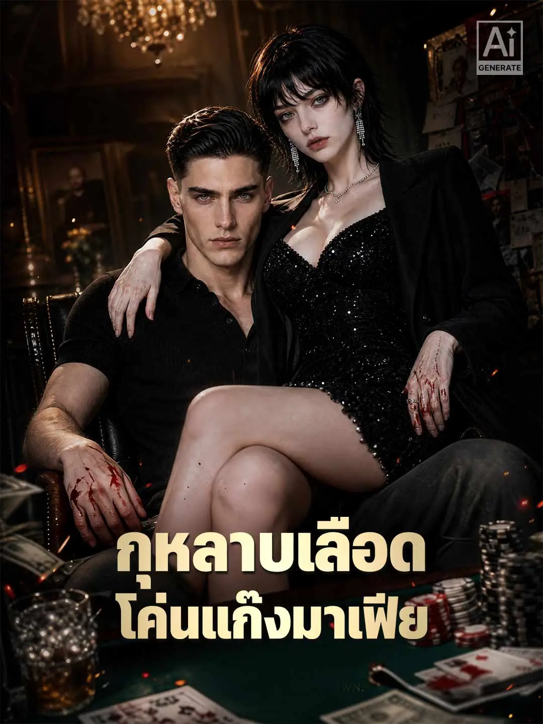 กุหลาบเลือด โค่นแก๊งมาเฟีย short drama poster