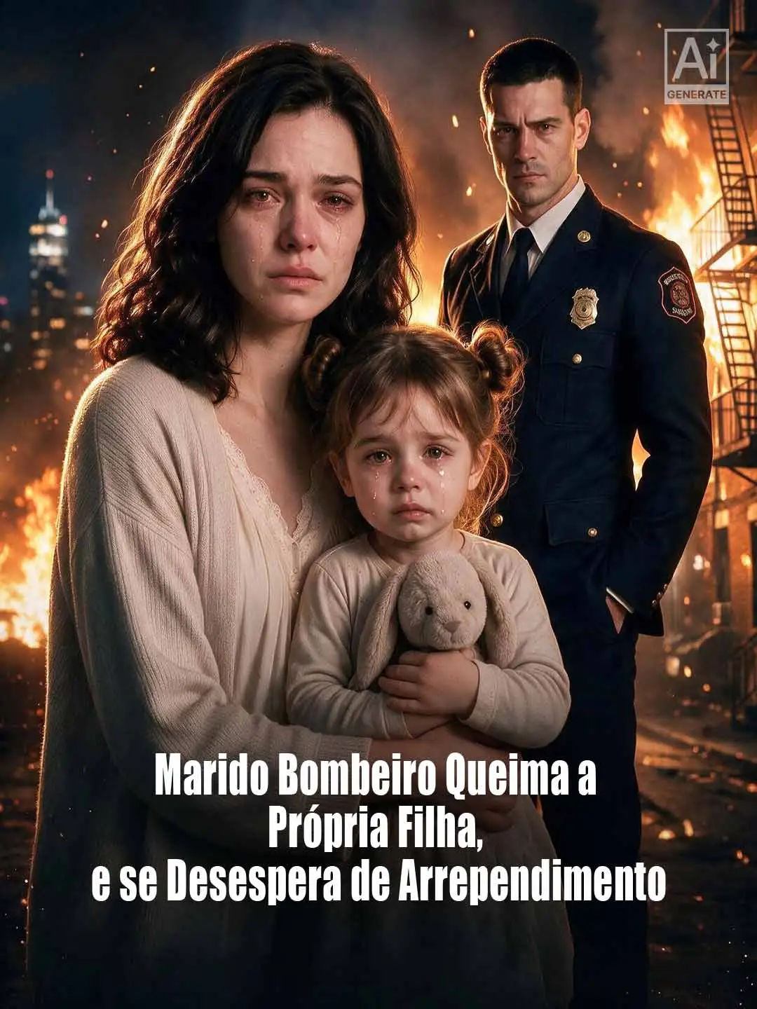 Marido Bombeiro Queima a Própria Filha, e se Desespera de Arrependimento short drama poster