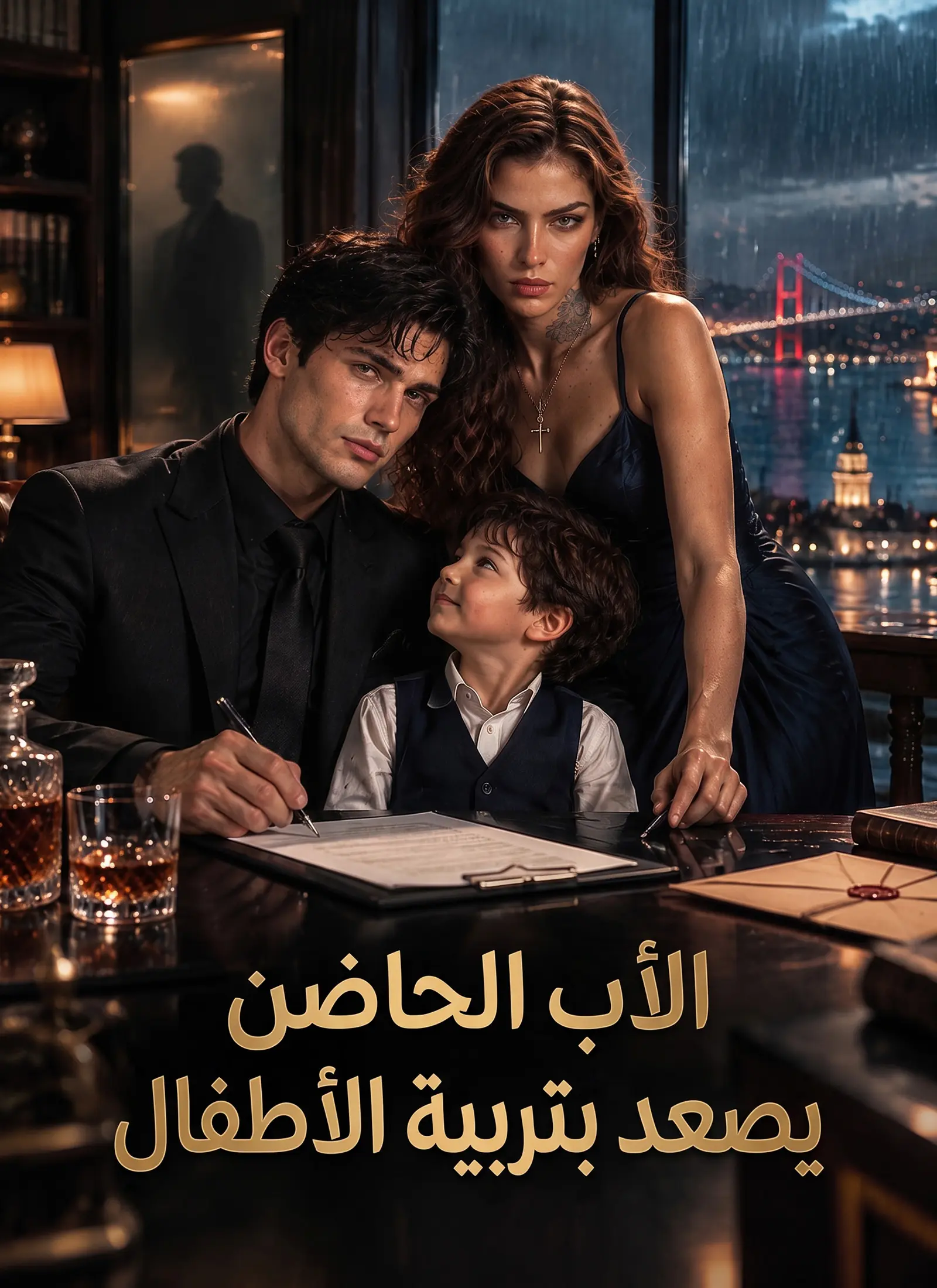 [مدبلج]الأب الحاضن يصعد بتربية الأطفال short drama poster