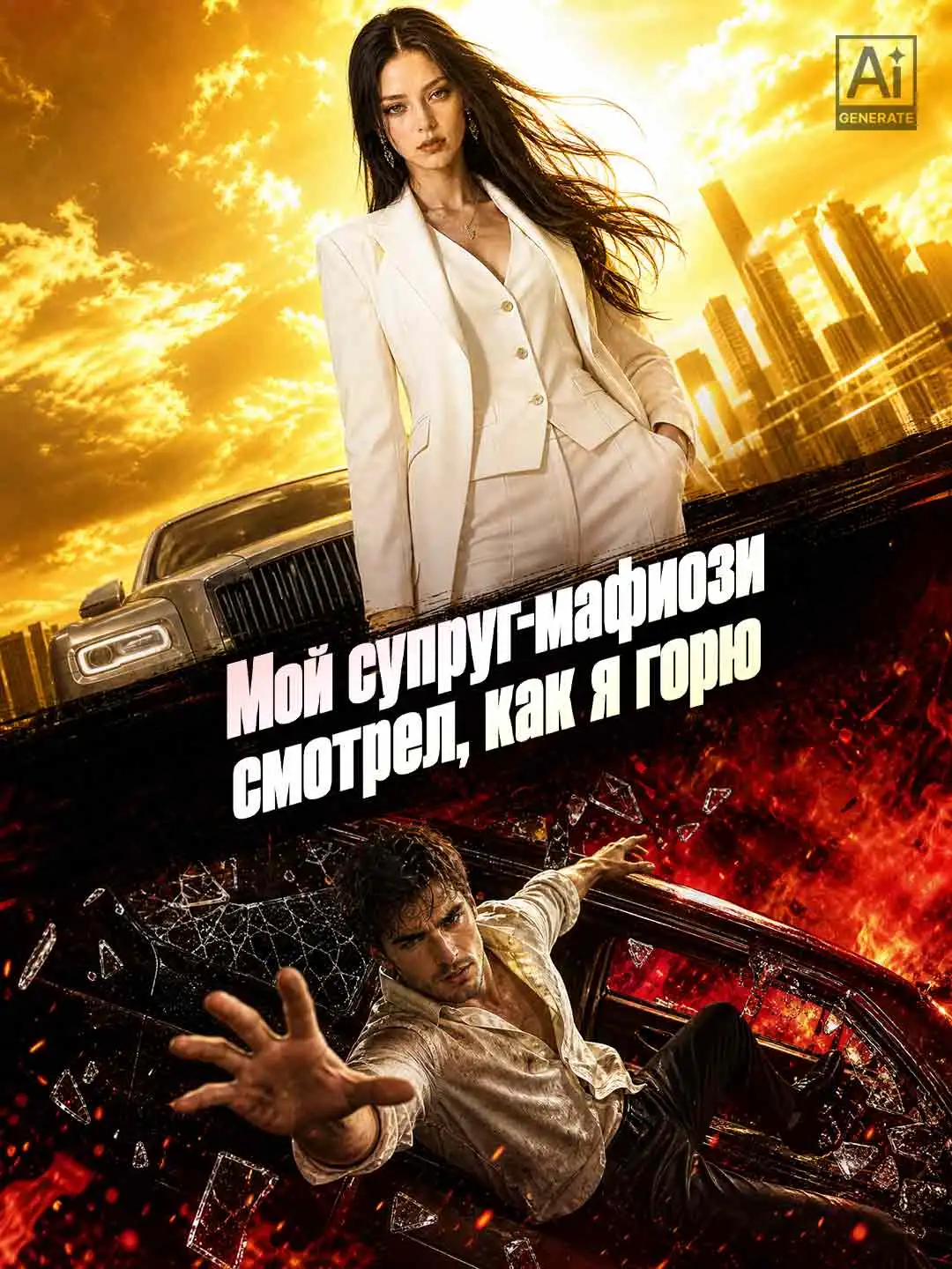 МОЙ СУПРУГ-МАФИОЗИ СМОТРЕЛ, КАК Я ГОРЮ short drama poster