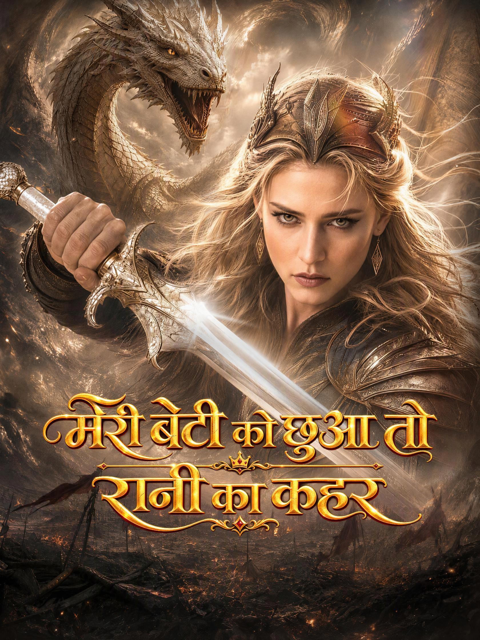 मेरी बेटी को छुआ तो रानी का कहर short drama poster
