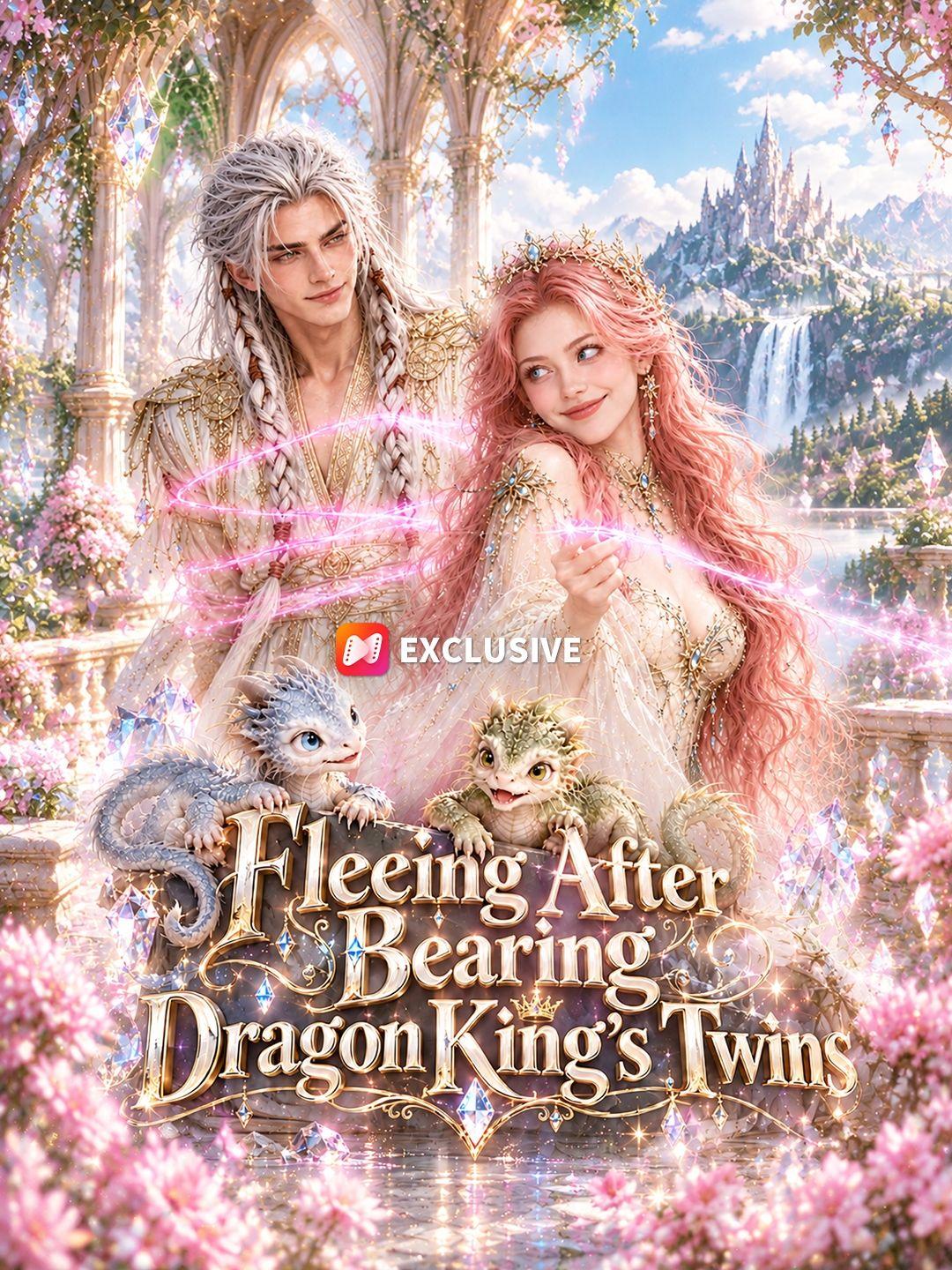 Fleeing After Bearing Dragon King’s Twins short drama poster