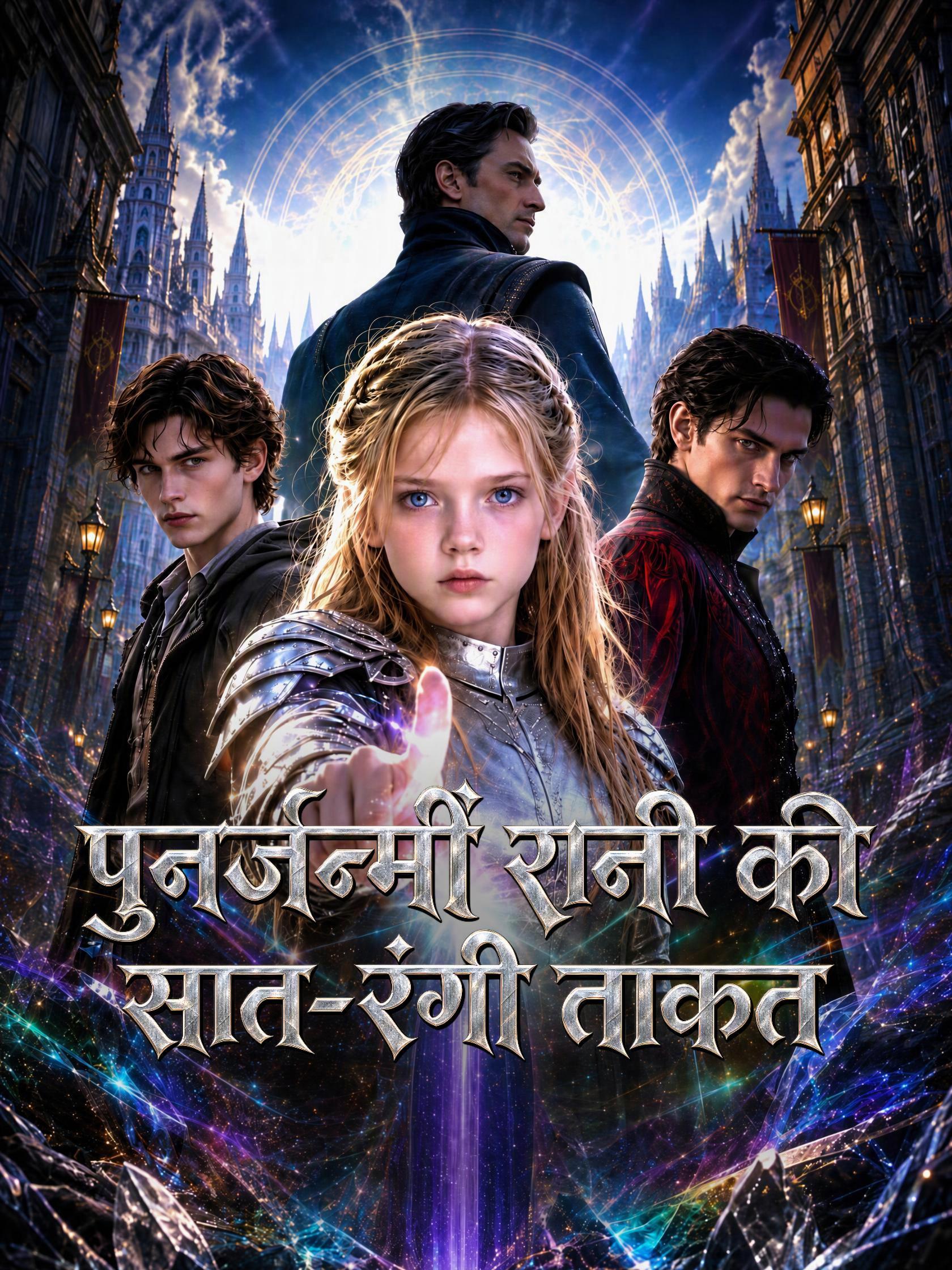 पुनर्जन्मी रानी की सात-रंगी ताकत short drama poster
