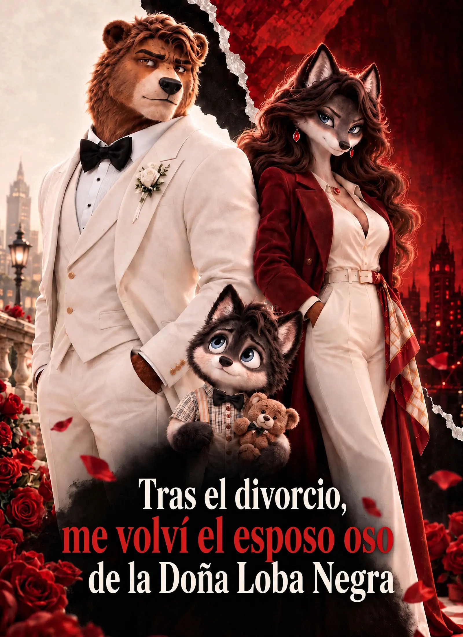 Tras el divorcio, me volví el esposo oso de la Doña Loba Negra short drama poster