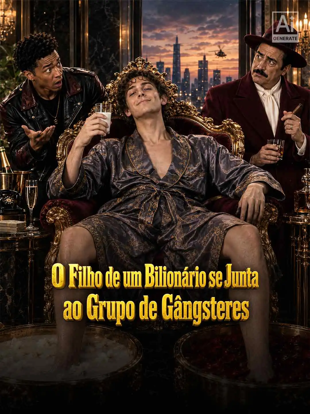 O Filho de um Bilionário se Junta ao Grupo de Gângsteres short drama poster