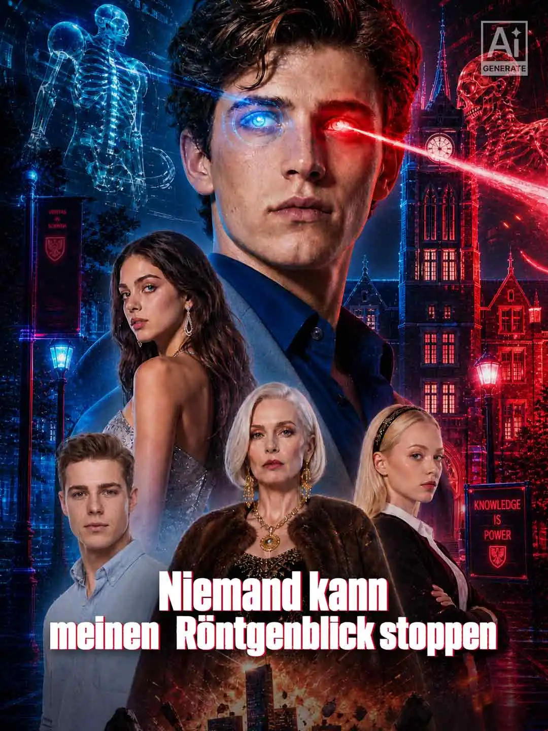 Niemand kann meinen Röntgenblick stoppen short drama poster