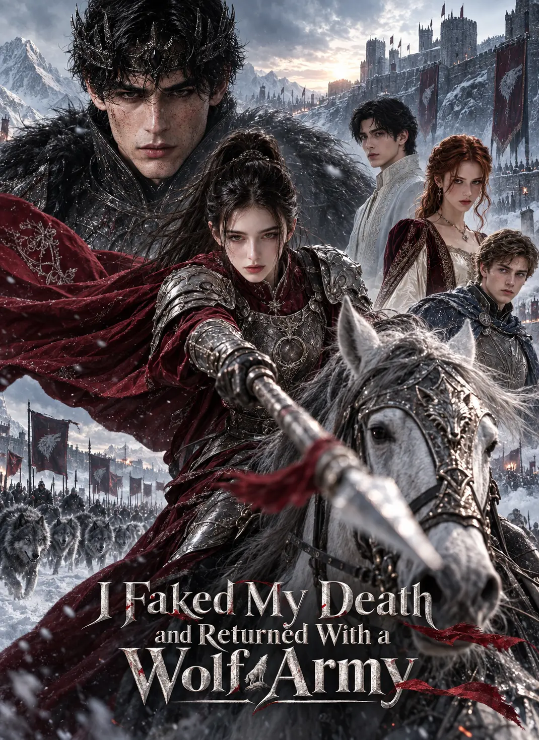 I Faked My Death and Returned With a Wolf Army short drama poster
