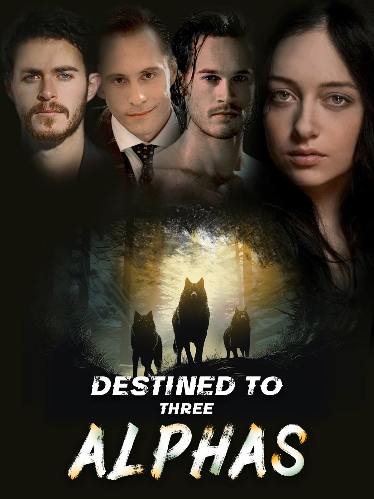 Destined to Three Alphas short drama poster