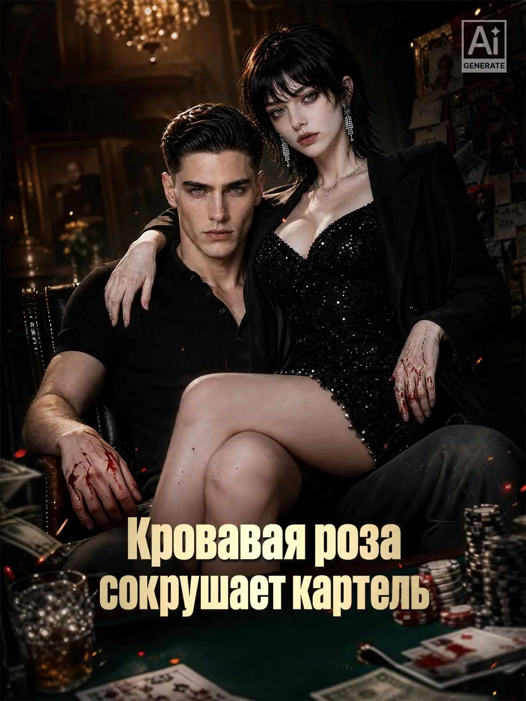 Кровавая роза сокрушает картель short drama poster