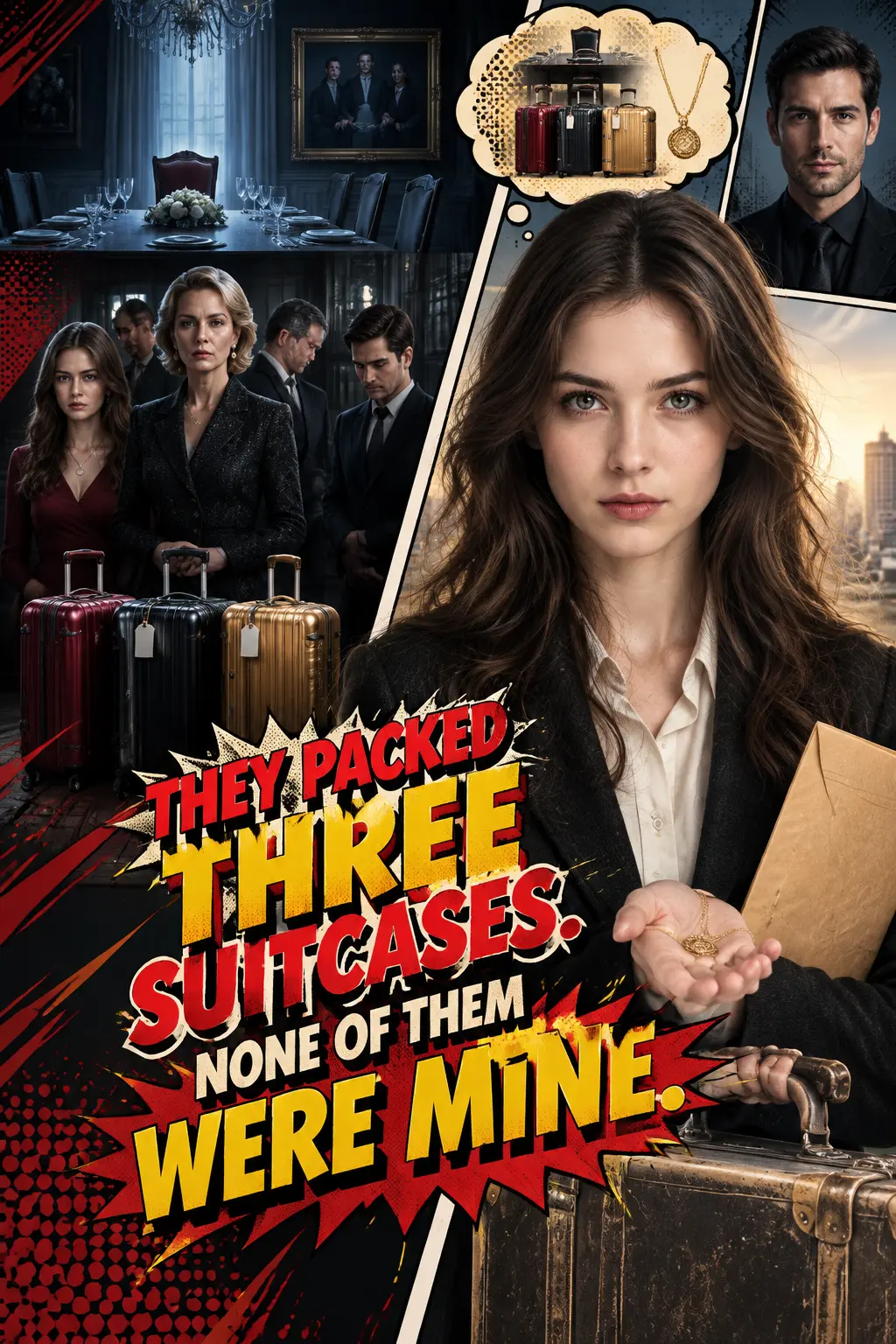 THEY PACKED THREE SUITCASES. NONE OF THEM WERE MINE short drama poster