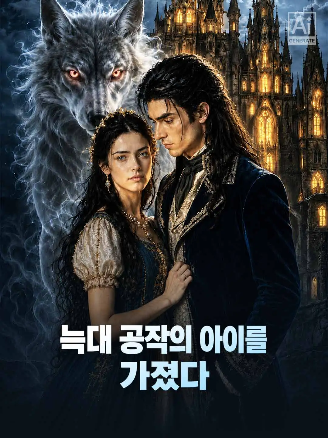 늑대 공작의 아이를 가졌다 short drama poster