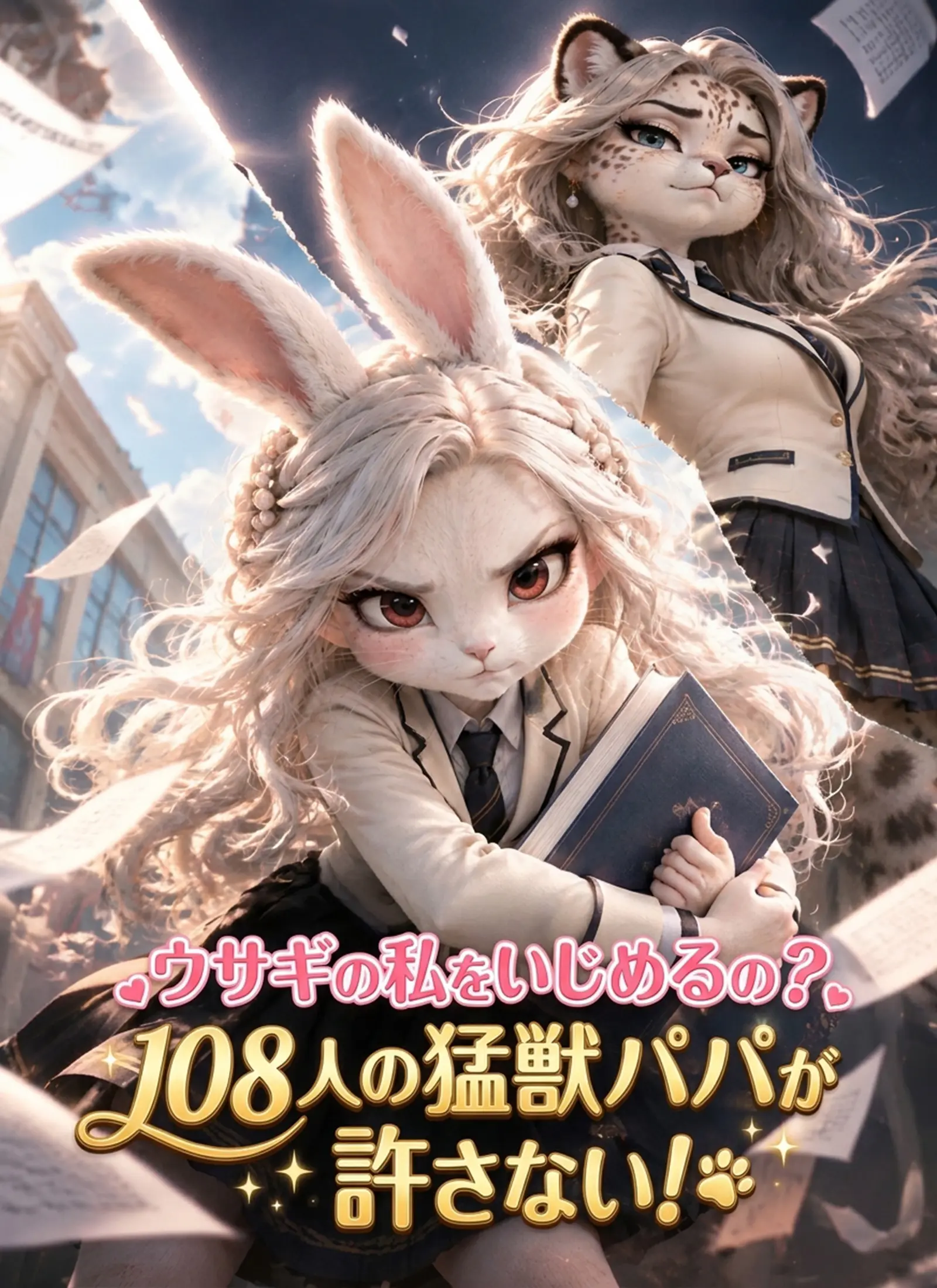 ウサギの私をいじめるの？108人の猛獣パパが許さない！ short drama poster