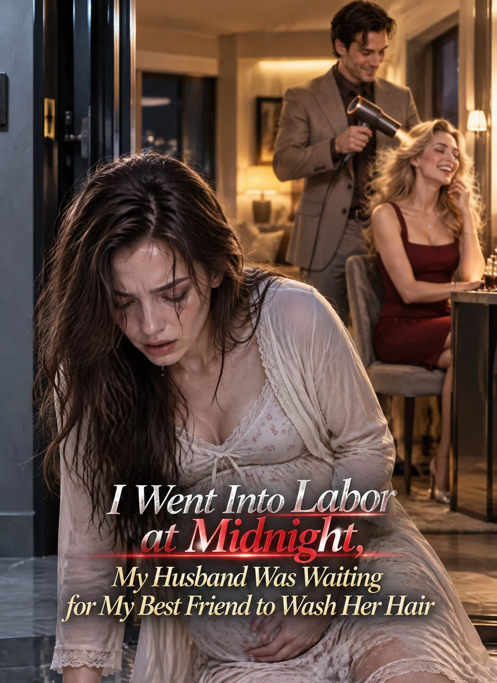 I Went Into Labor at Midnight, My Husband Was Waiting for My Best Friend to Wash Her Hair short drama poster
