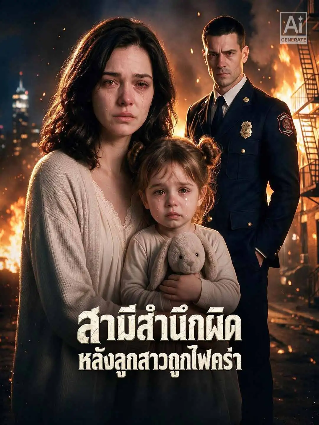 สามีสำนึกผิด หลังลูกสาวถูกไฟคร่า short drama poster