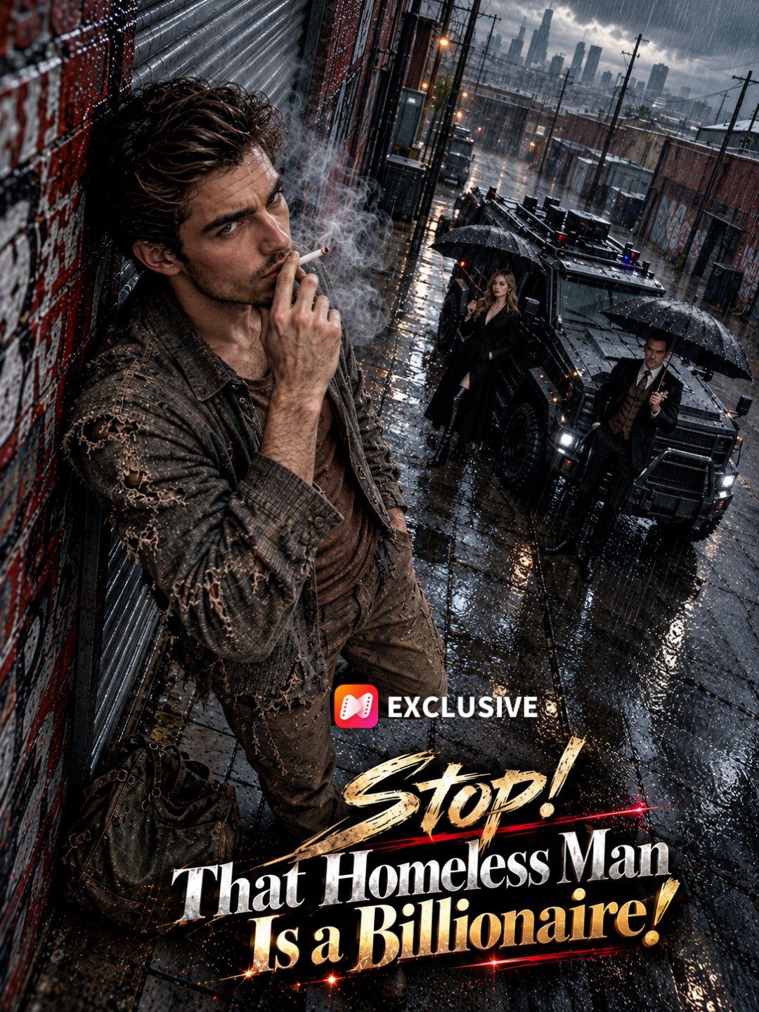 Stop! That Homeless Man Is a Billionaire! short drama poster