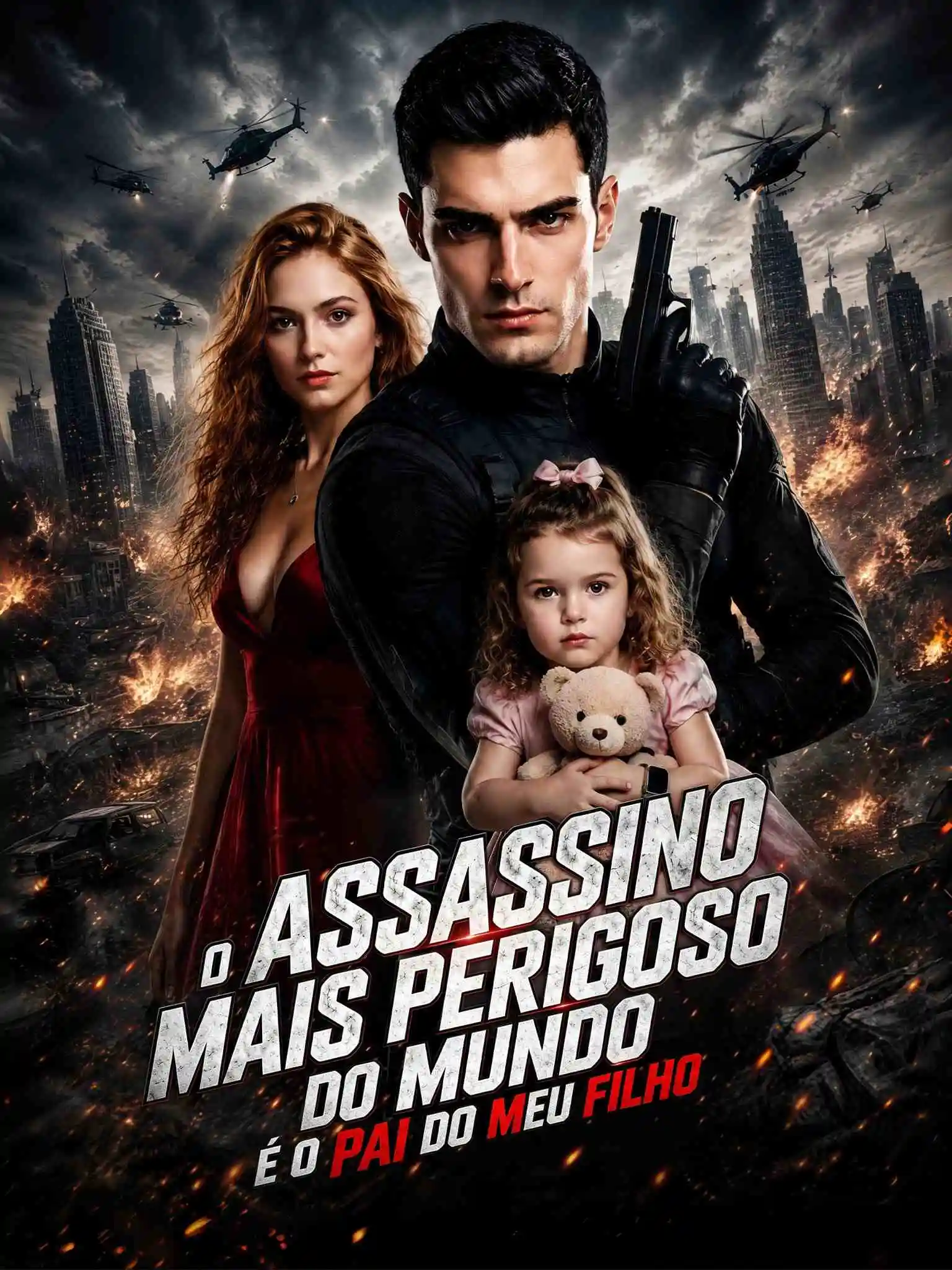 The World's Deadliest Assassin Is My Baby daddy AI葡配 short drama poster