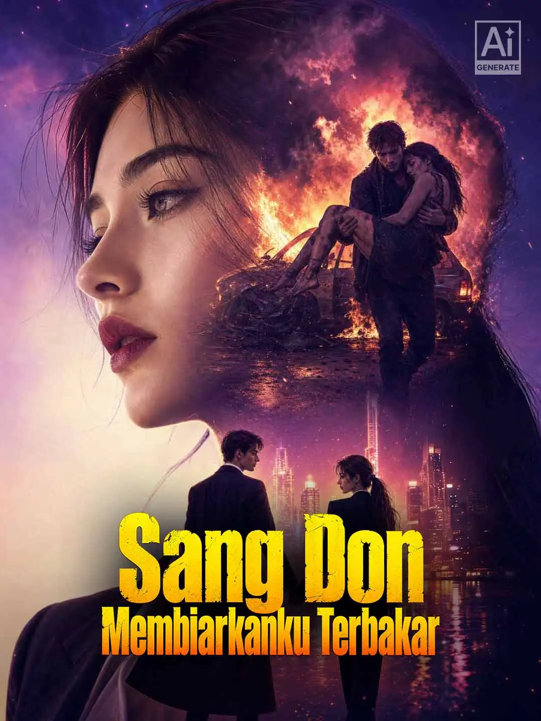 Sang Don Membiarkanku Terbakar short drama poster