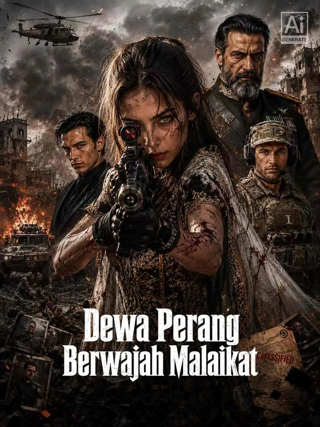 Dewa Perang Berwajah Malaikat short drama poster