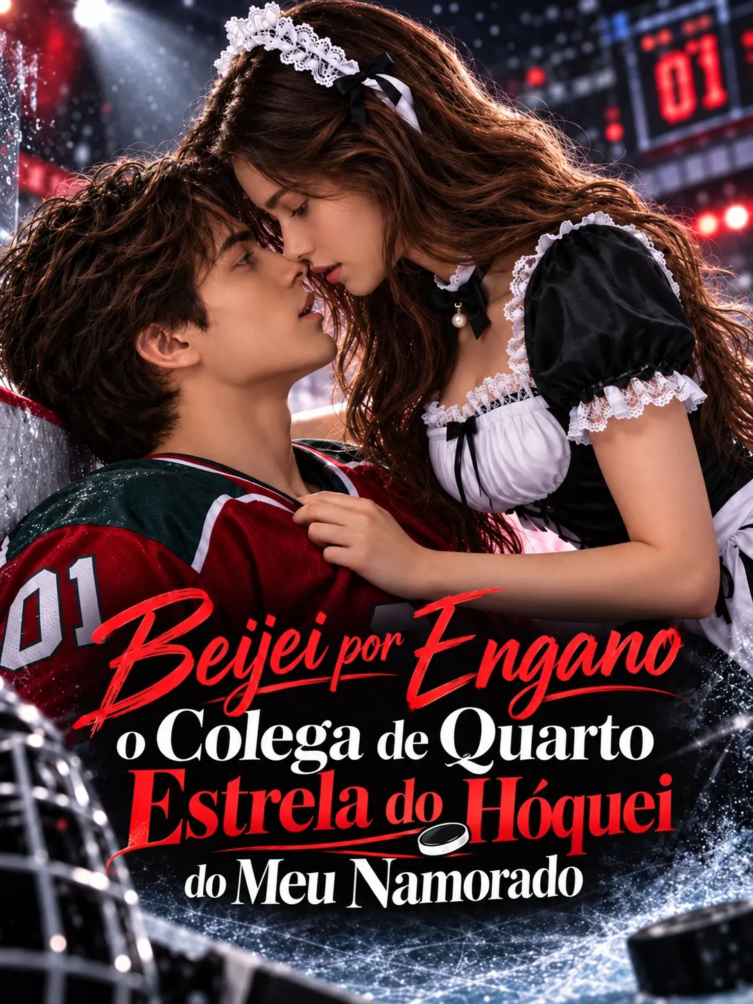 Beijei por Engano o Colega de Quarto Estrela do Hóquei do Meu Namorado short drama poster