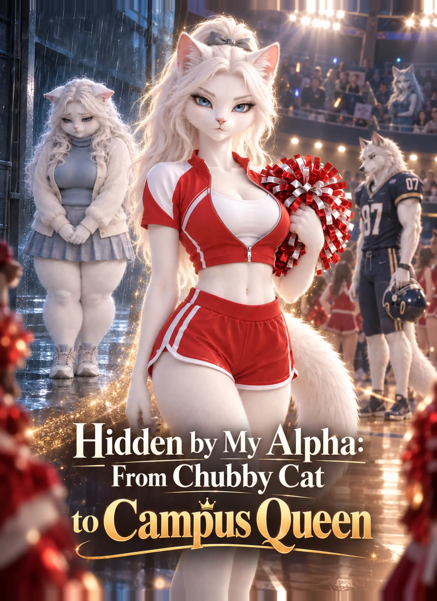 Hidden by My Alpha：From Chubby Cat to Campus Queen short drama poster
