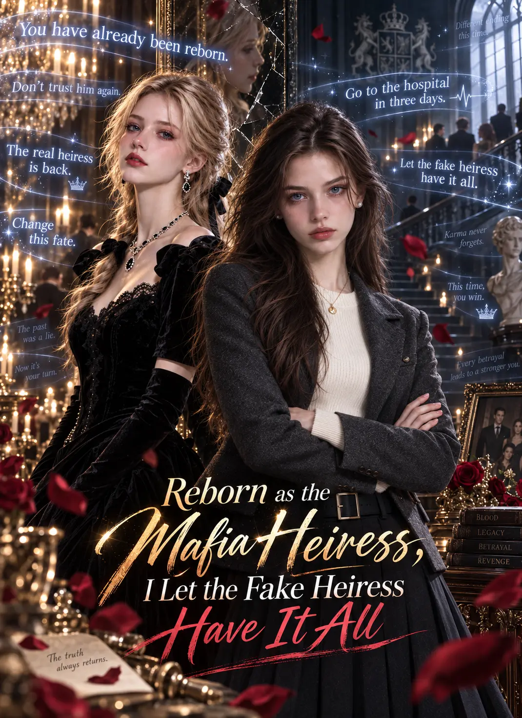 Reborn as the Mafia Heiress, I Let the Fake Heiress Have It All short drama poster