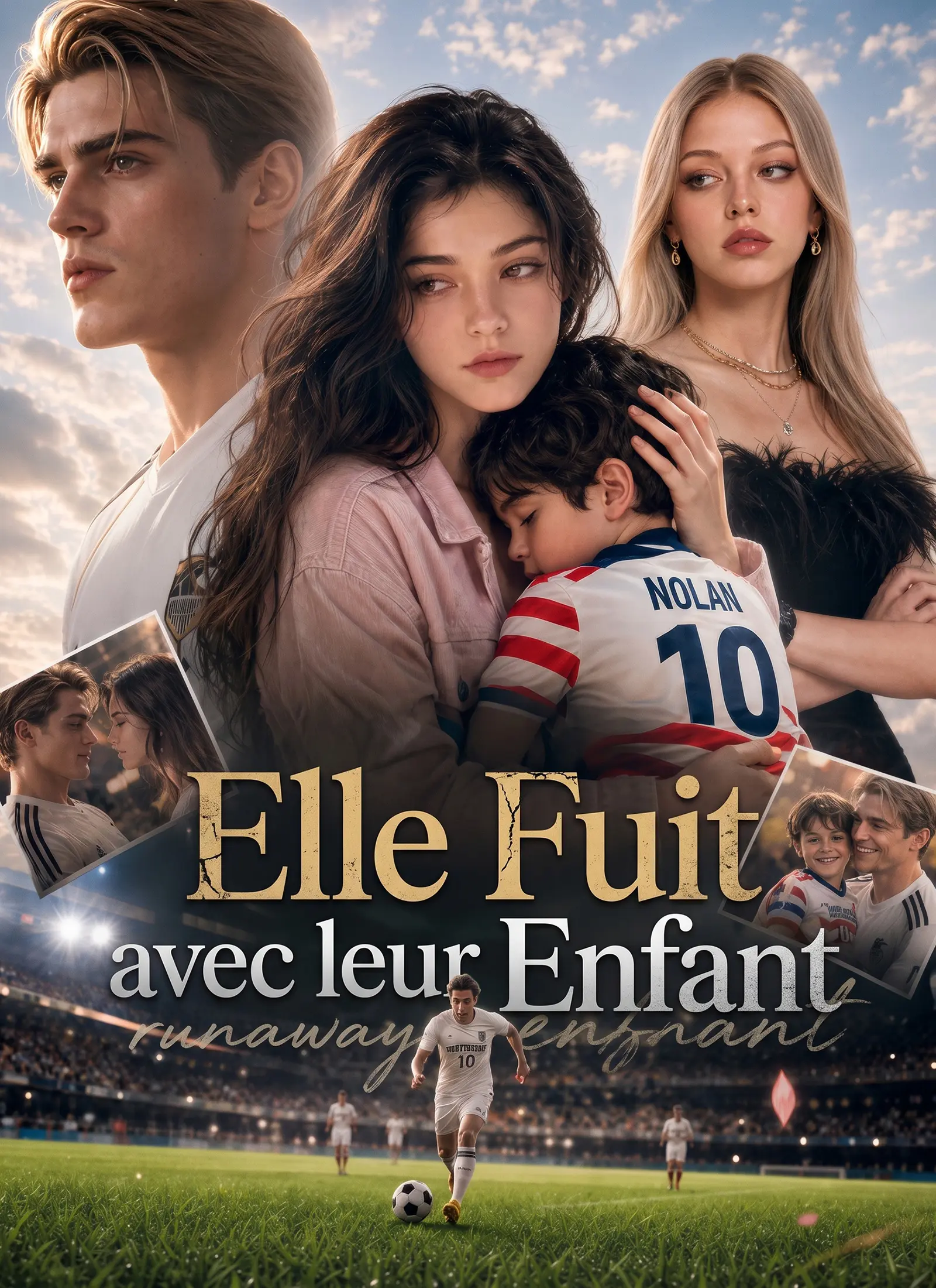 Elle Fuit avec leur Enfant short drama poster