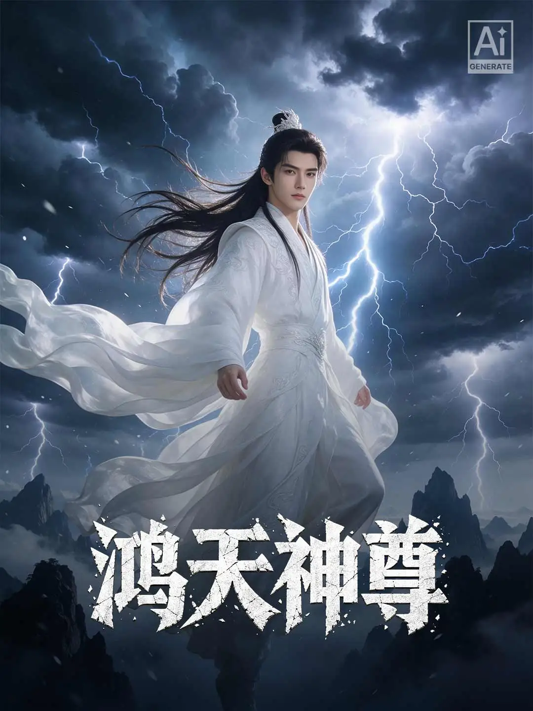 鴻天神尊 short drama poster