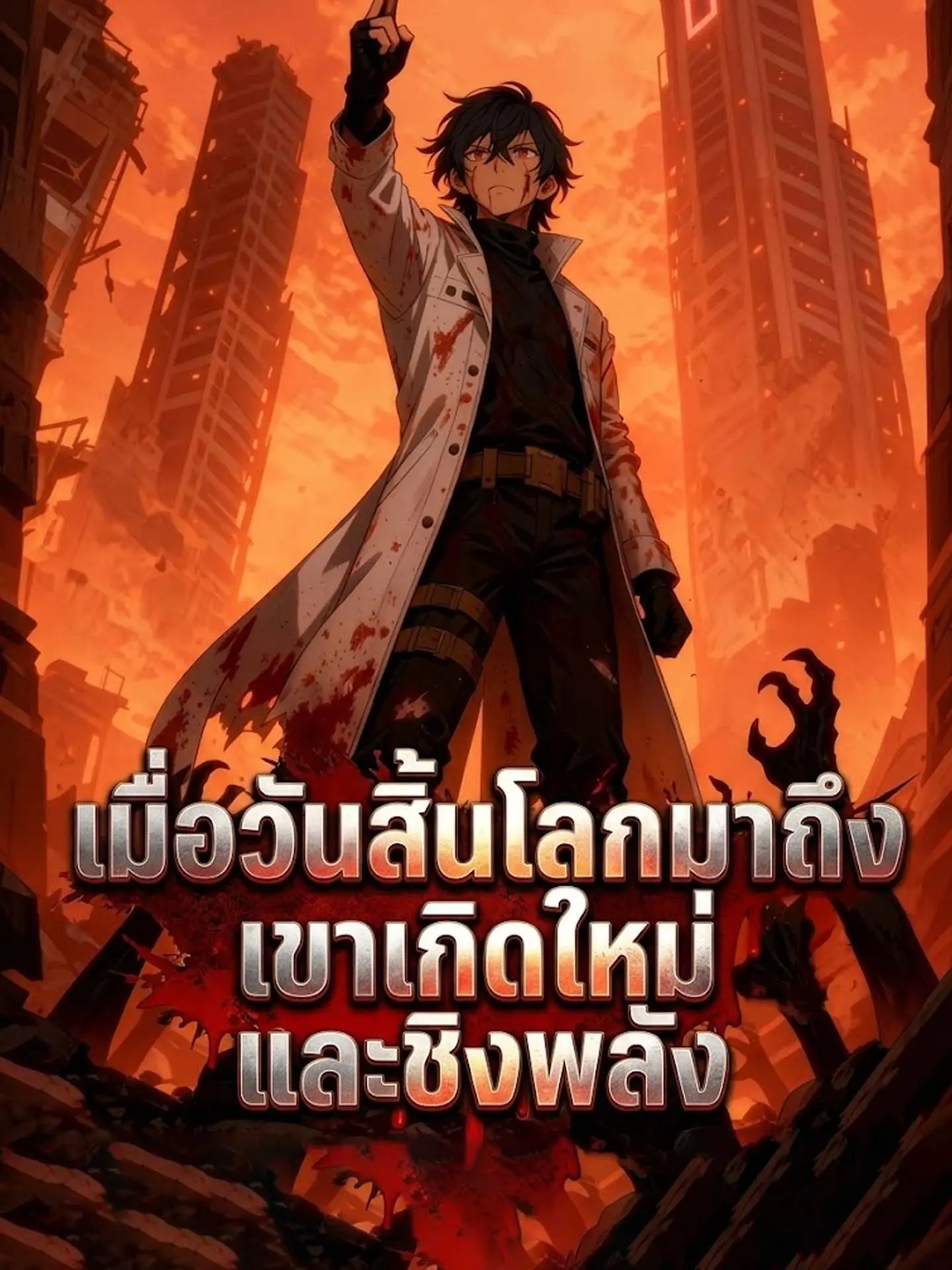 เมื่อวันสิ้นโลกมาถึง เขาเกิดใหม่และชิงพลัง short drama poster
