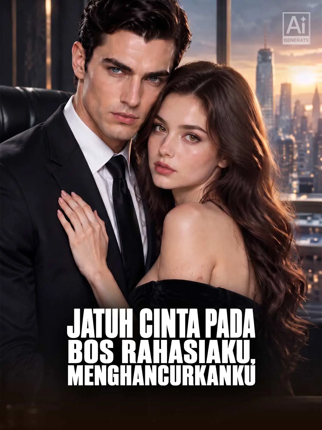 Jatuh Cinta pada Bos Rahasiaku Menghancurkanku short drama poster