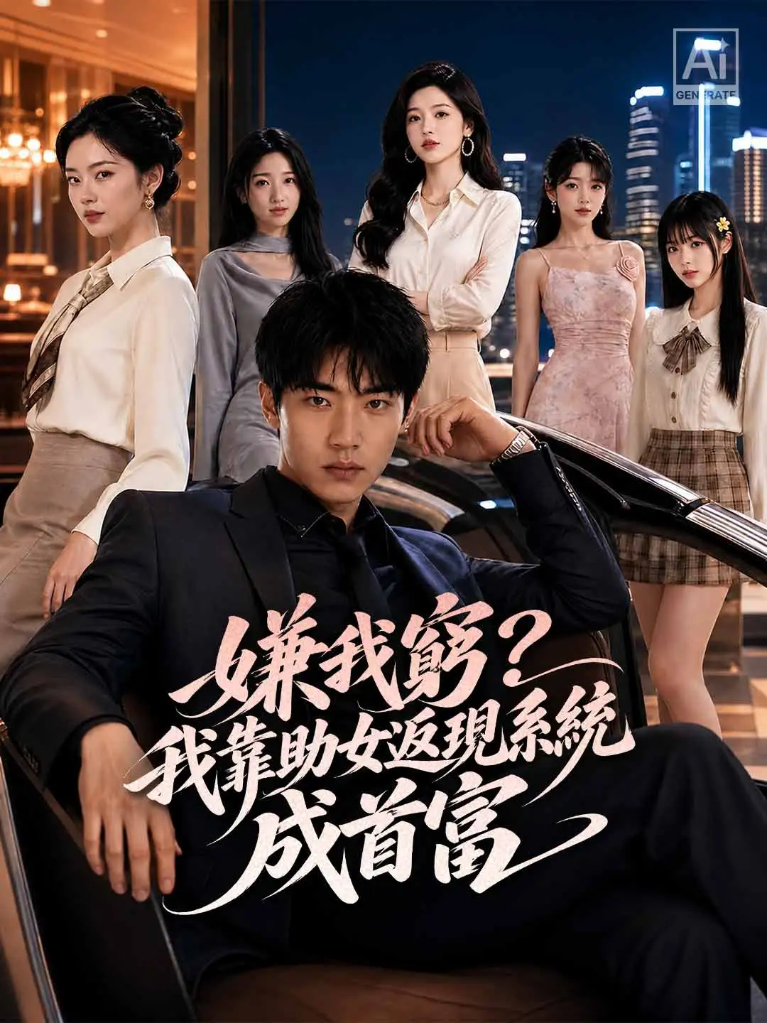 嫌我窮？我靠助女返現系統成首富 short drama poster