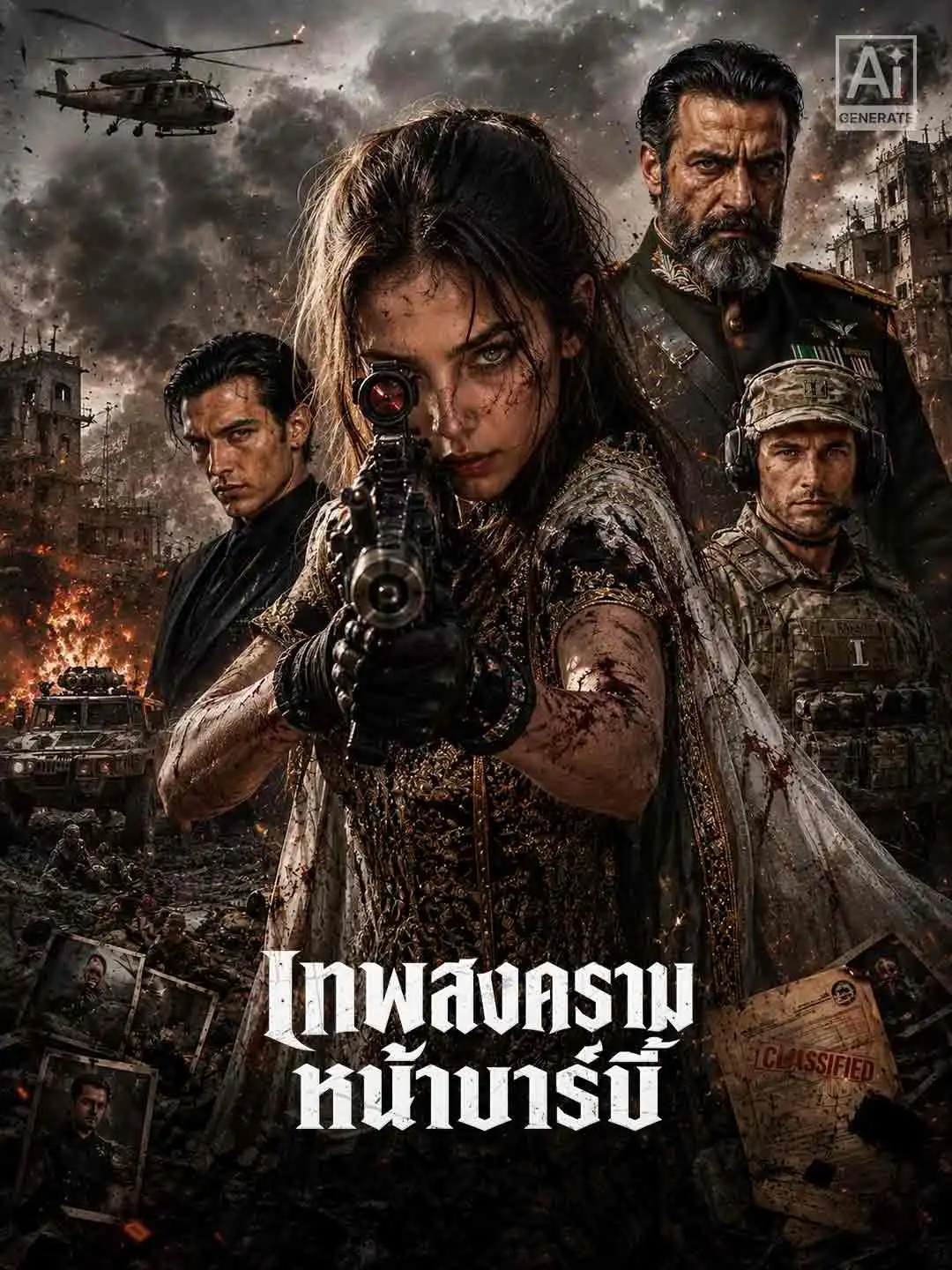 เทพสงครามหน้าบาร์บี้ short drama poster