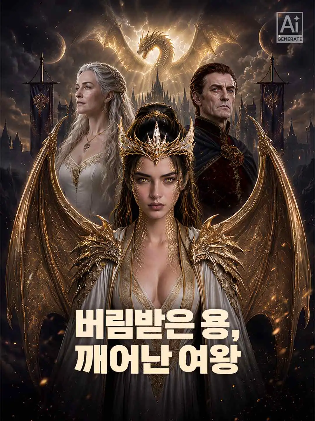 버림받은 용, 깨어난 여왕 short drama poster