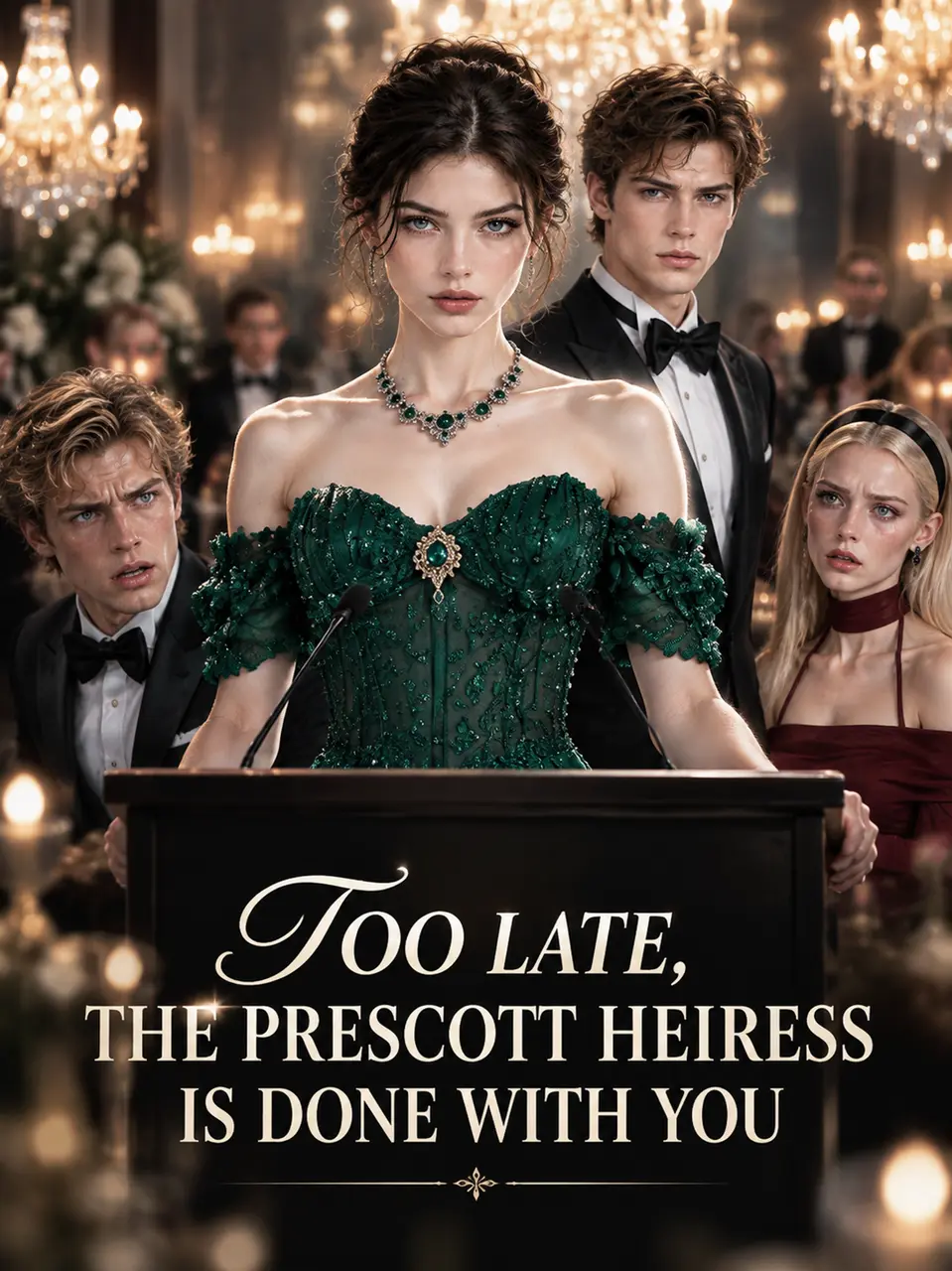 TOO LATE, THE PRESCOTT HEIRESS IS DONE WITH YOU short drama poster