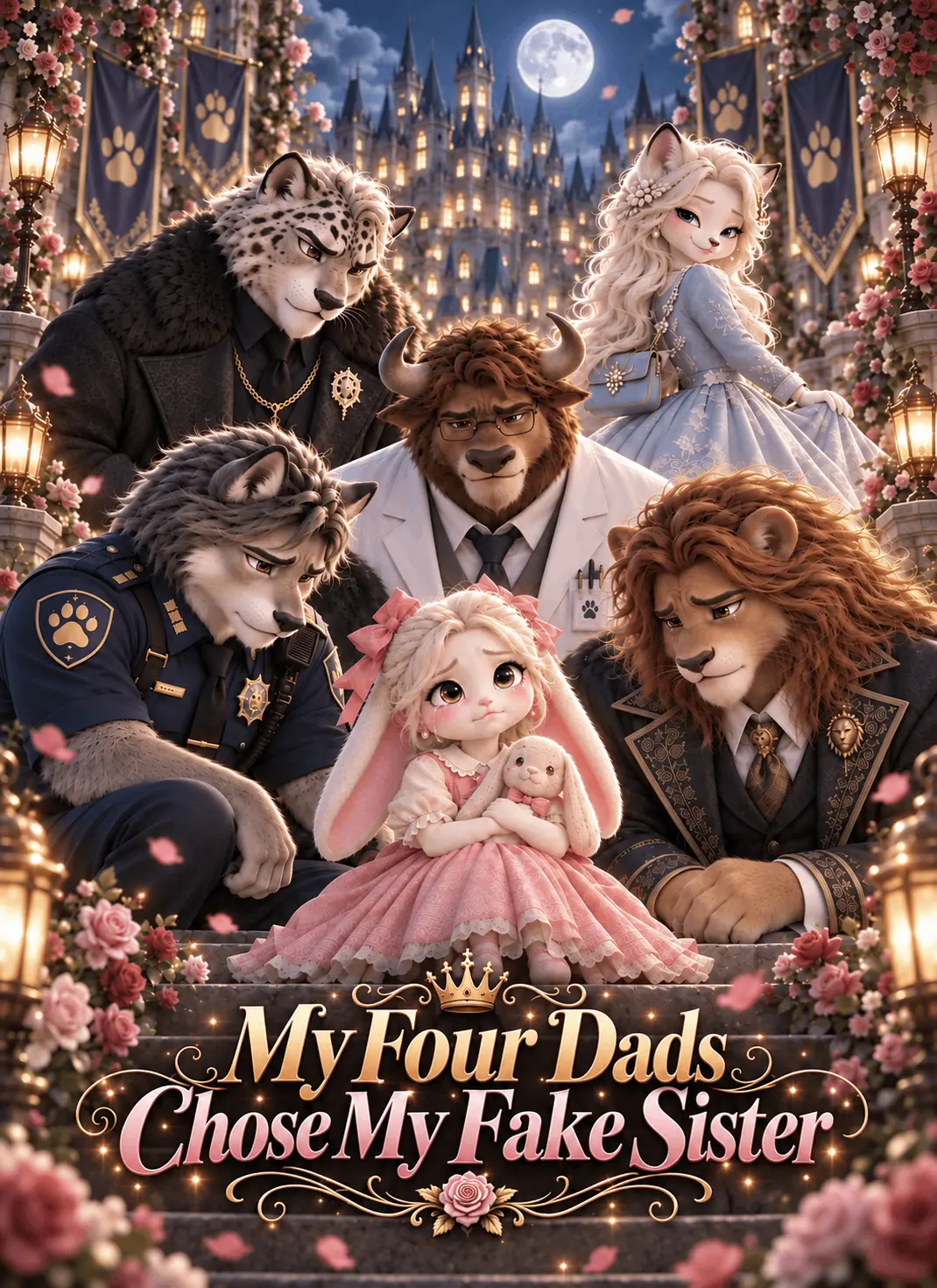 My Four Dads Chose My Fake Sister short drama poster