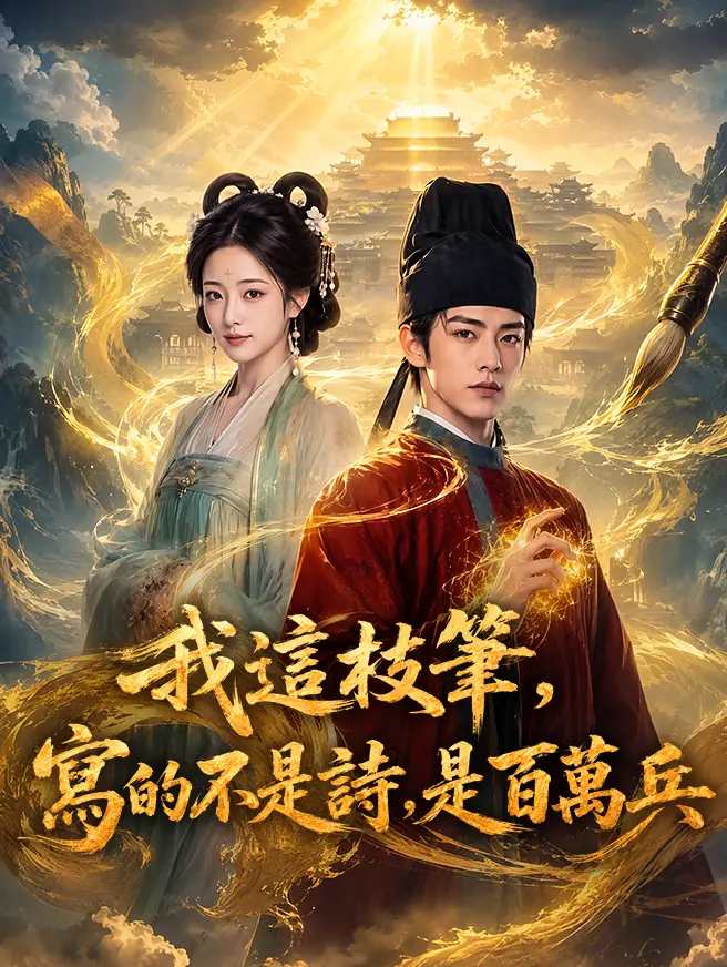 我這枝筆，寫的不是詩，是百萬兵 short drama poster