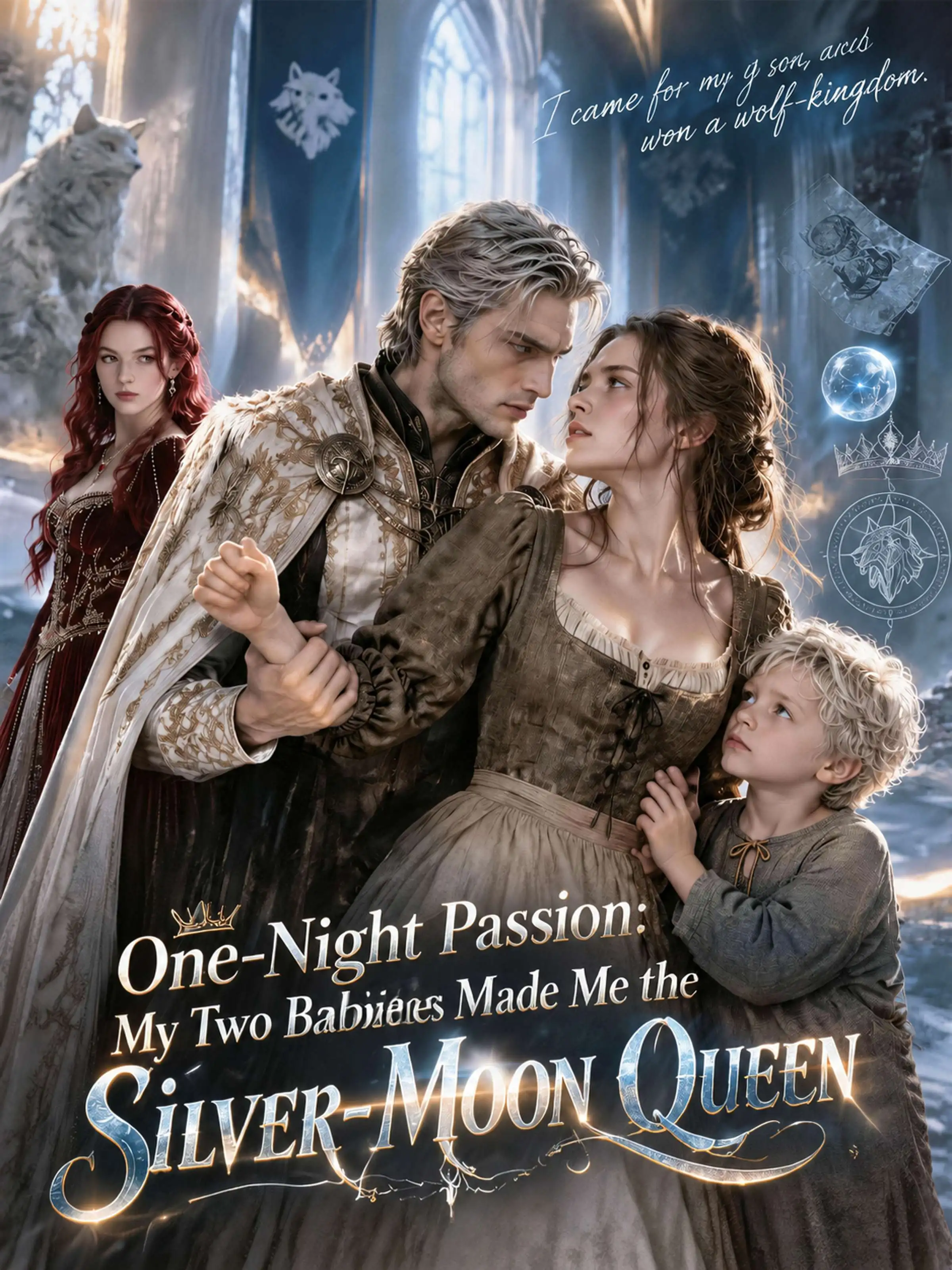 One‑Night Passion: My Two Babies Made Me the Silver‑Moon Queen short drama poster