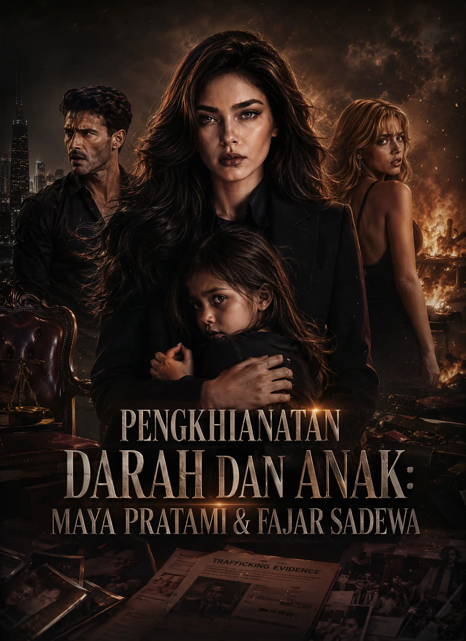[Dubbing][Dubbing] Pengkhianatan Darah dan Anak: Maya Pratami & Fajar Sadewa short drama poster