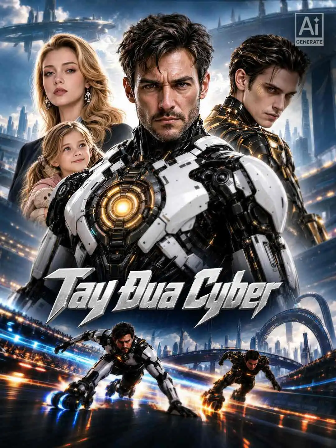 Thần Đua Xe Cyber short drama poster