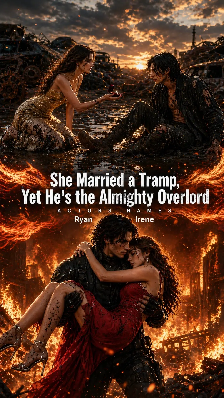 She Married a Tramp, Yet He's the Almighty Overlord short drama poster