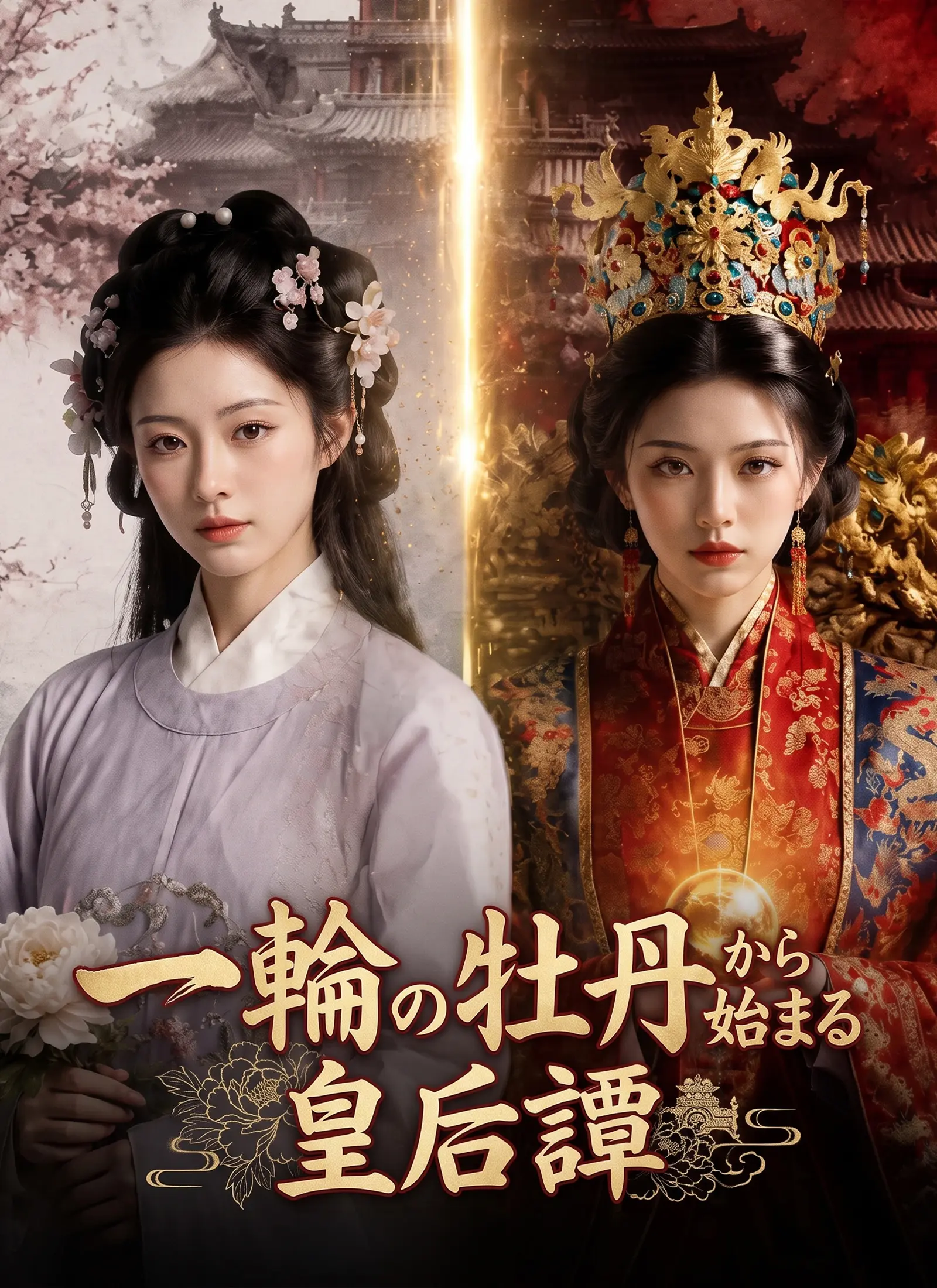 一輪の牡丹から始まる皇后譚 short drama poster