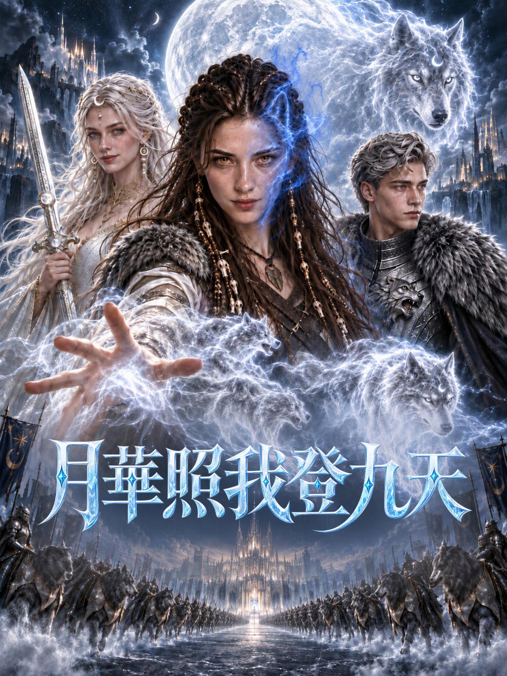 月華照我登九天 short drama poster