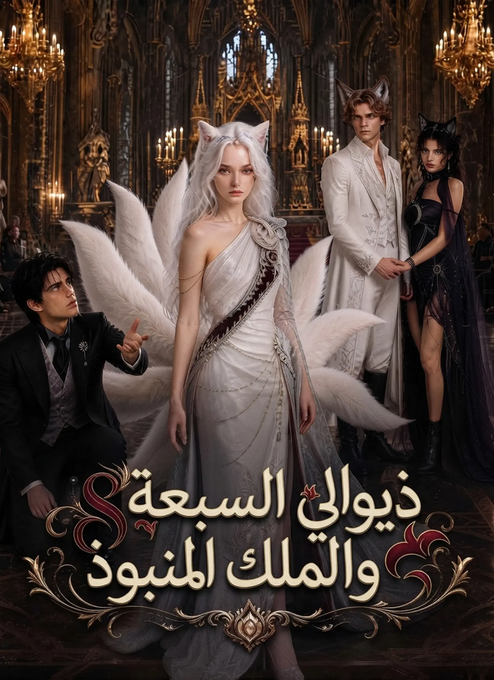 ذيولي السبعة والملك المنبوذ short drama poster