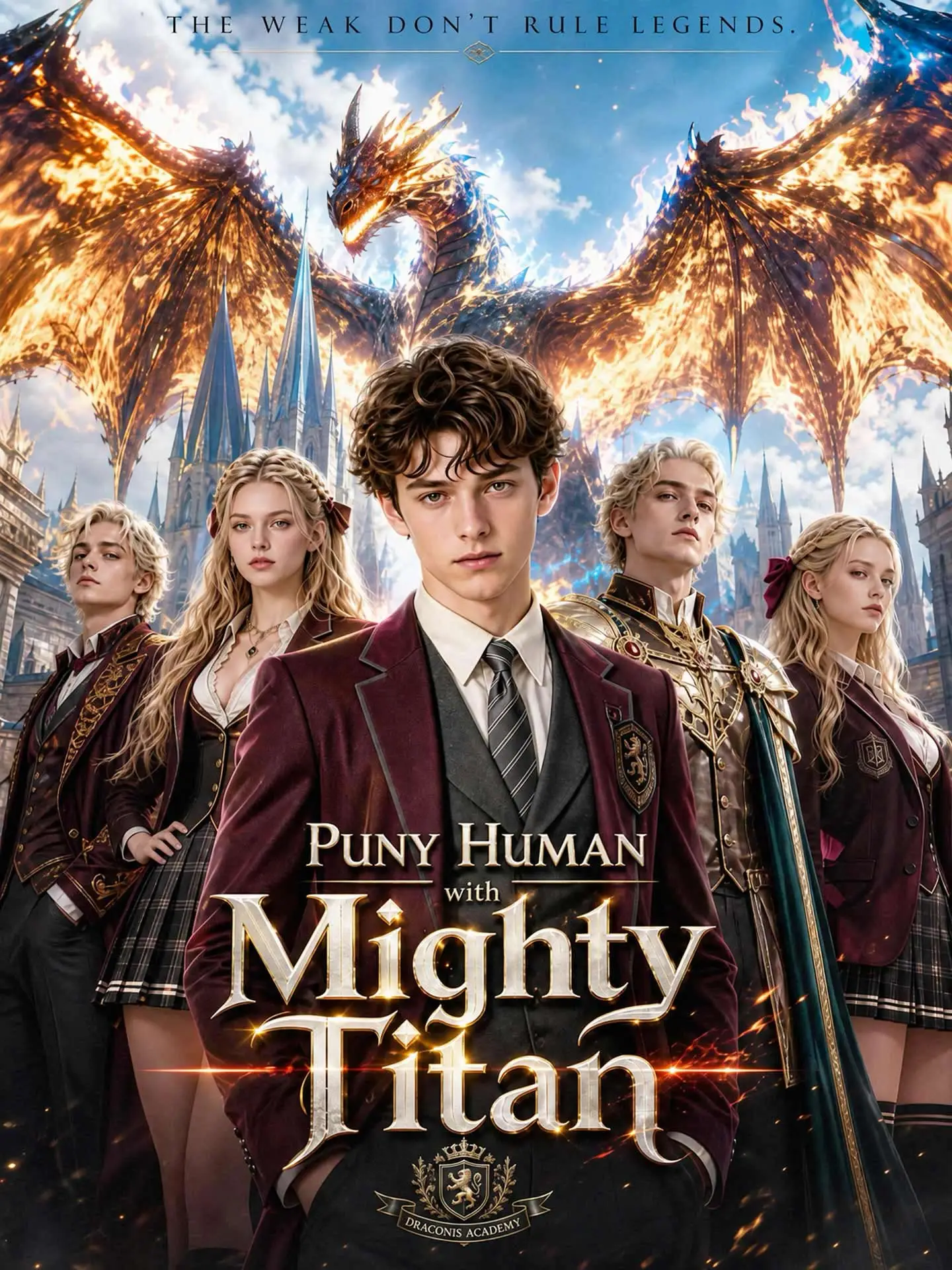 Puny Human with Mighty Titan short drama poster