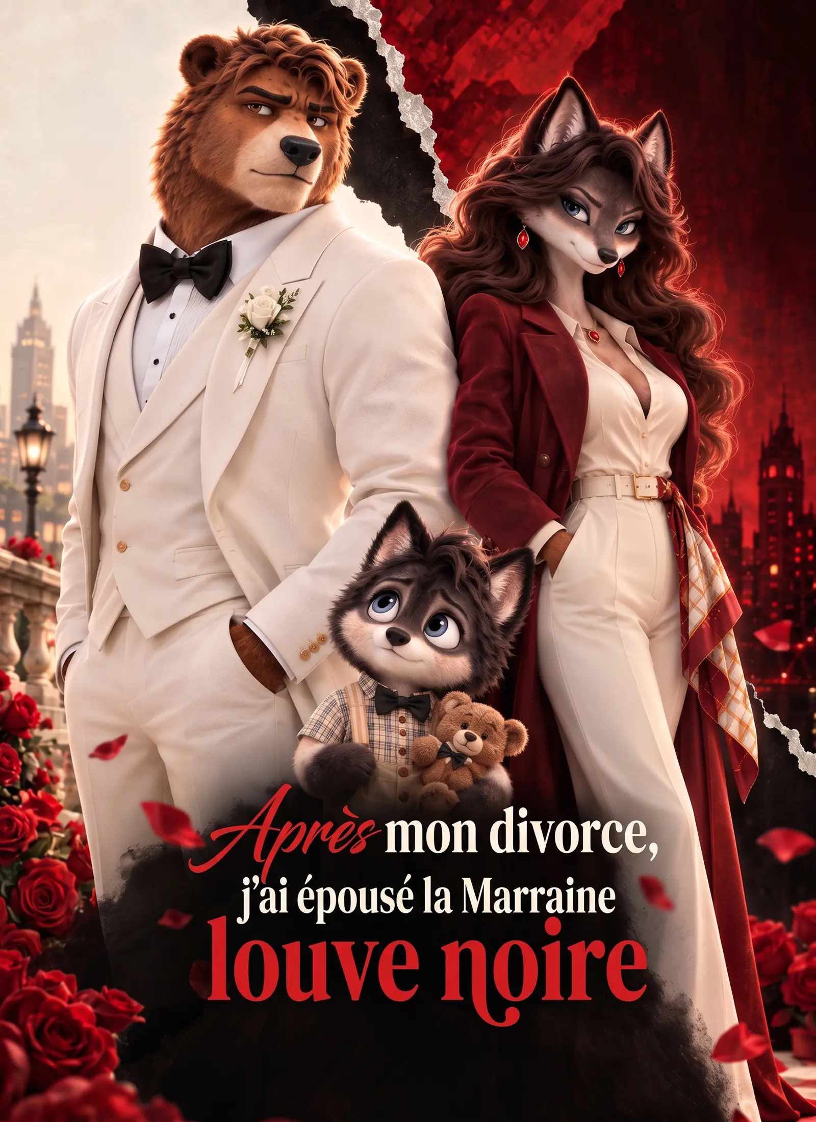 Après mon divorce, j'ai épousé la Marraine louve noire short drama poster